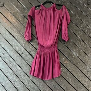 Army Brook Cold Shoulder Mini Dress